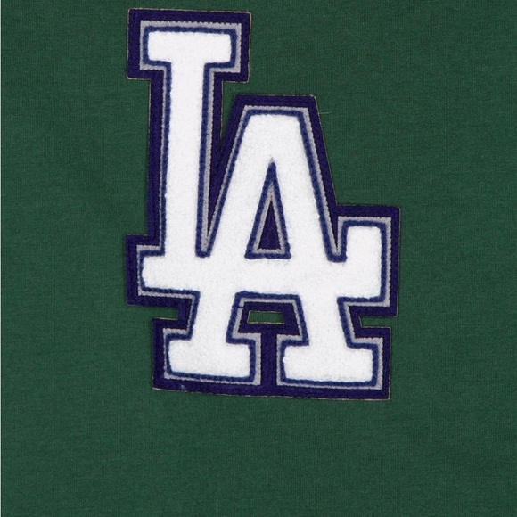 NEW ERA LA DODGERS Logo Select Color Flip Green Hoodie Sz. L - Picture 4 of 7
